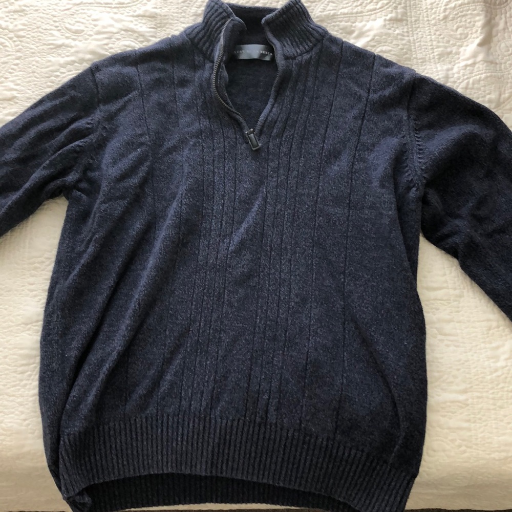 Oscar De La Renta half zip pullover